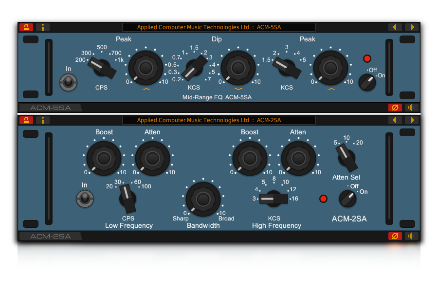 The ACMT / SA Series Plug-Ins - A versatile collection of professional VST plug-ins for Windows and Linux