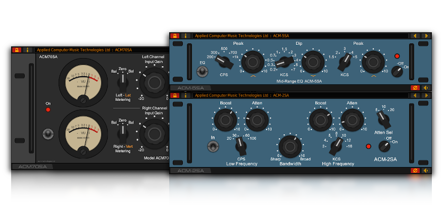 The ACM-SA Series Plug-Ins - Outstanding analogue modelled VST plug-ins for Windows and Linux