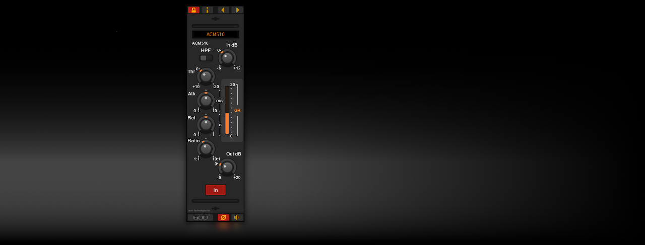 The ACM510 channel compressor plug-in for Windows and Linux