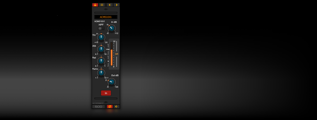 The ACM510X1 channel compressor plug-in for Windows and Linux